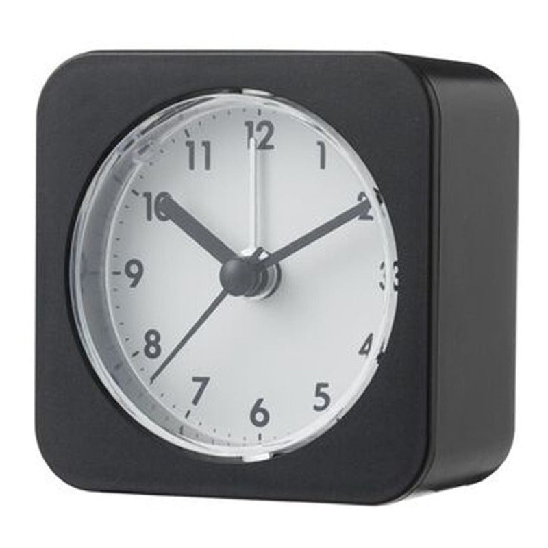 Reloj Despertador Analogo Con Luz Relojesymas Negro