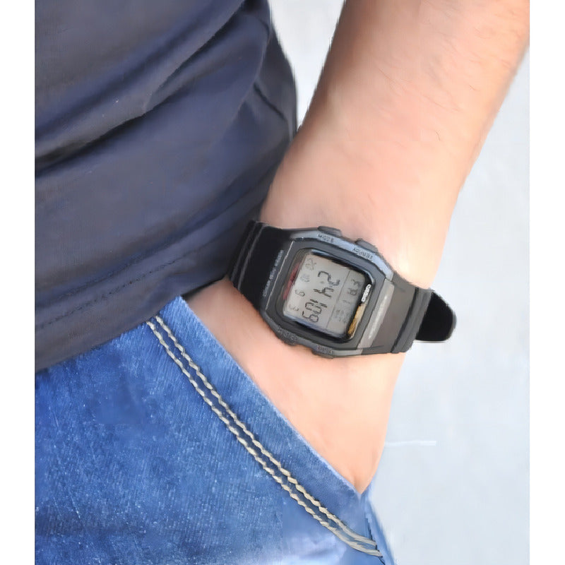 Reloj Casio Hombre W-96h Colores Surtidos/relojesymas Color Del Bisel Negro 1b Gris