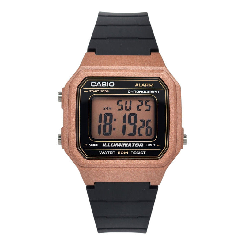 Reloj Casio W-217hm-5avdf Cuarzo Unisex Color De La Correa Resina