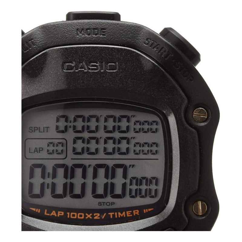 Cronometro Casio Hs-80tw Negro 100 Laps Digital