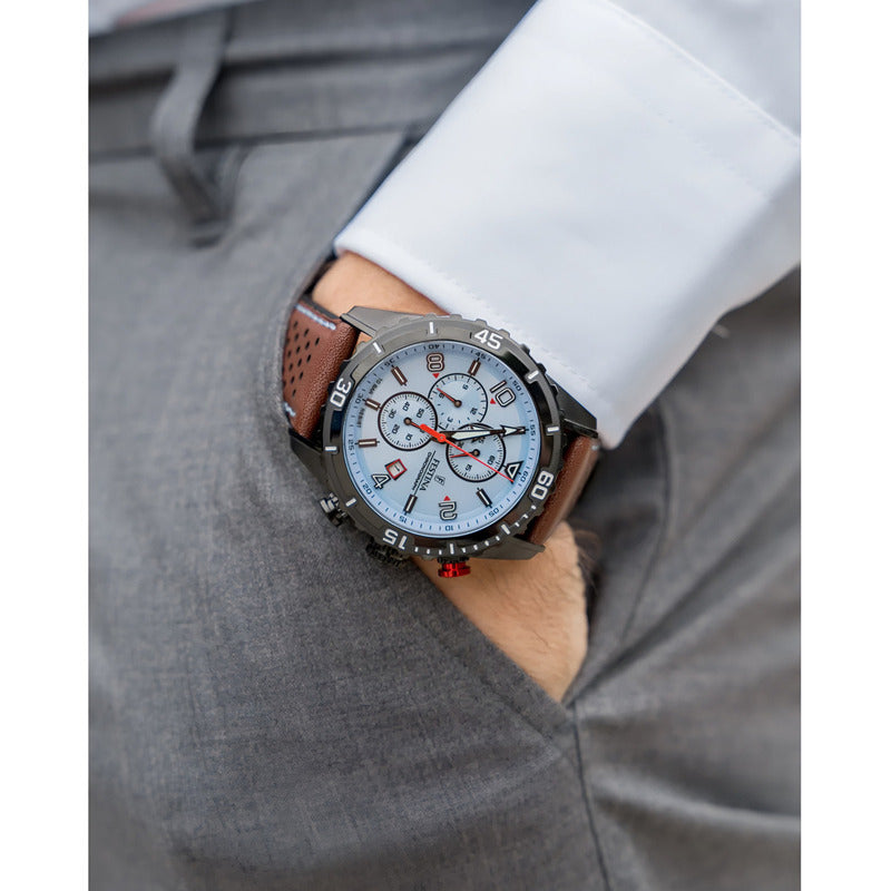 Reloj Festina F20519/1 Marrón Hombre Negro Azul Claro