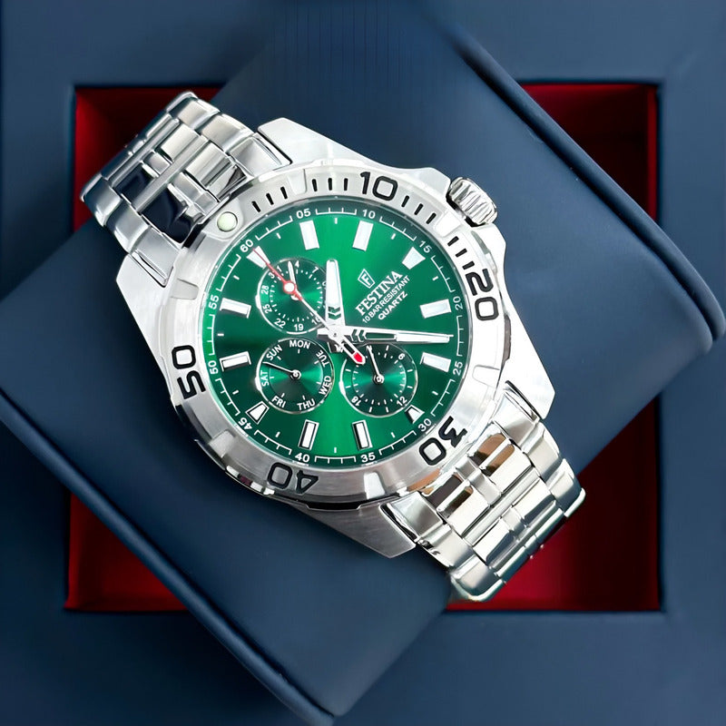 Reloj Para Hombre Festina F20445/7 F20445/7 Plateado