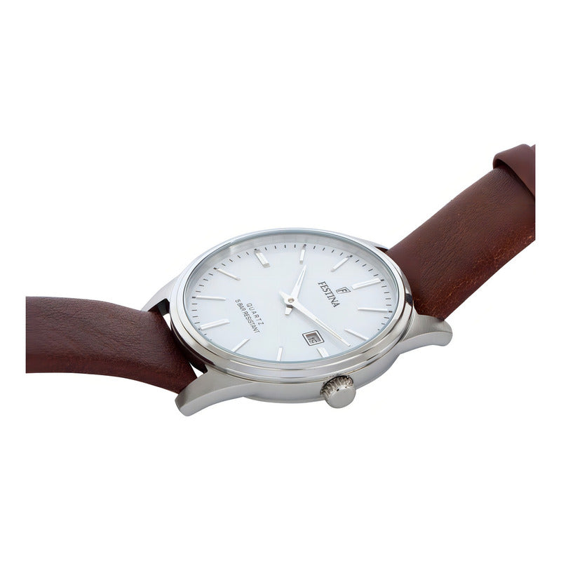 Reloj Festina F20512/2 Marrón Unisex Plateado