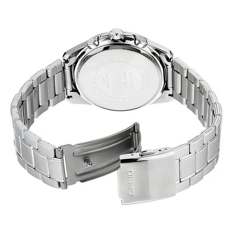 Reloj Casio Mtp-1375d-3a Acero Hombre Plateado