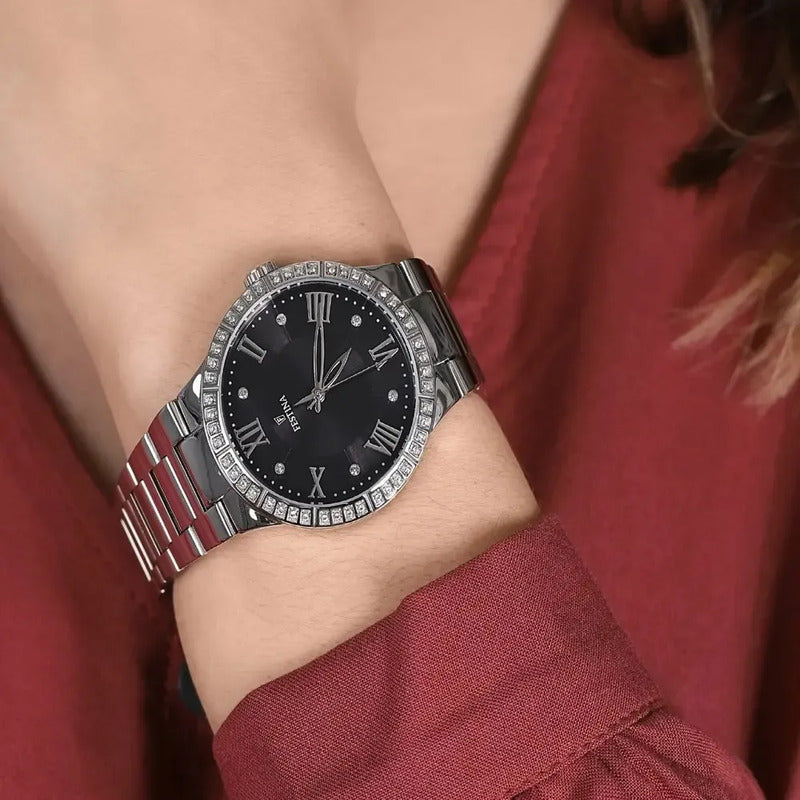 Reloj Festina The Originals F16719 Mujer Relojesymas Correa -2 Negro Plateado