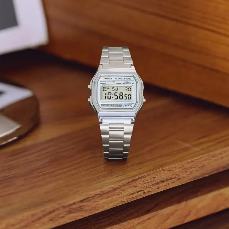 Reloj Casio Vintage A158wea-7 Original Plateado