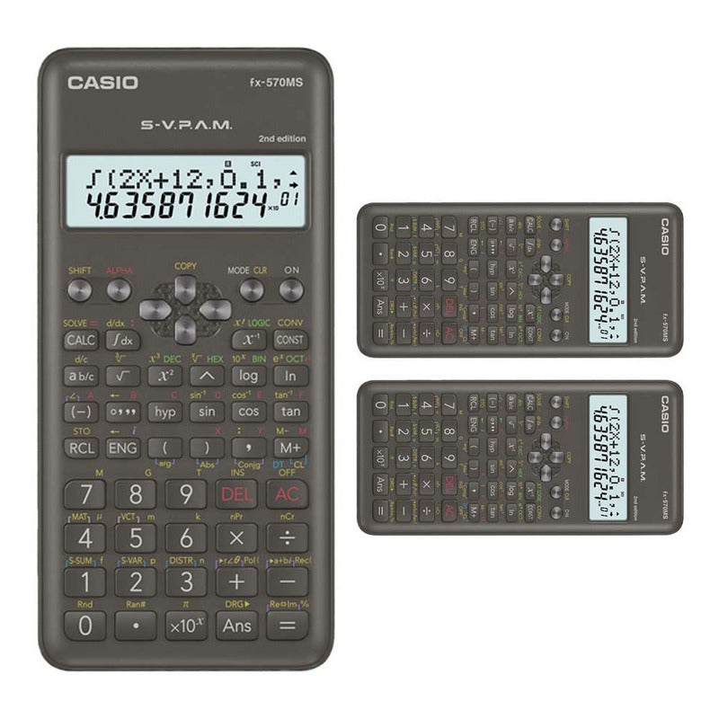 Calculadora Cientifica Casio Fx-570ms Relojesymas