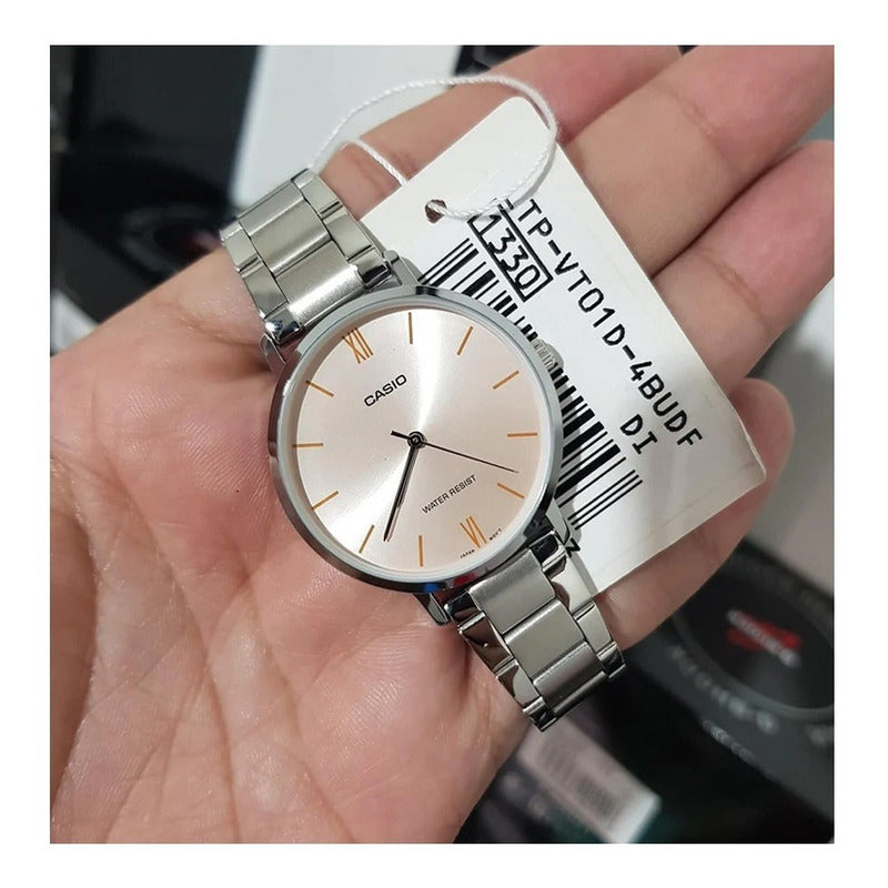 Reloj Casio Metal Dama Ltp-vt01d Coloressurtidos/relojesymas