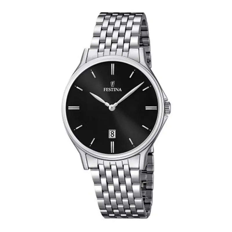 Reloj Festina The Originals F16744 Hombre Relojesymas Correa -4 Plateado Negro
