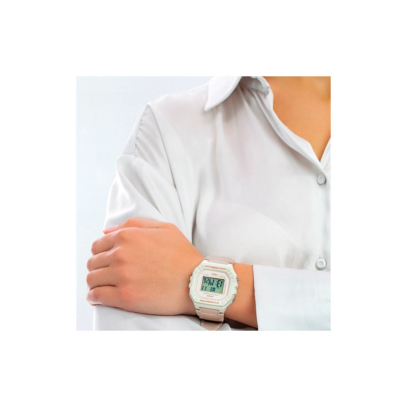 Reloj Mujer Casio W-218hc-4a2v Rosado Original
