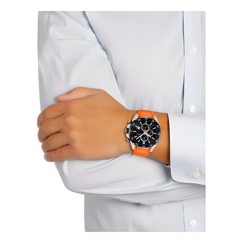 Reloj Para Hombre Festina The Originals F20330/4 Original Naranja Negro