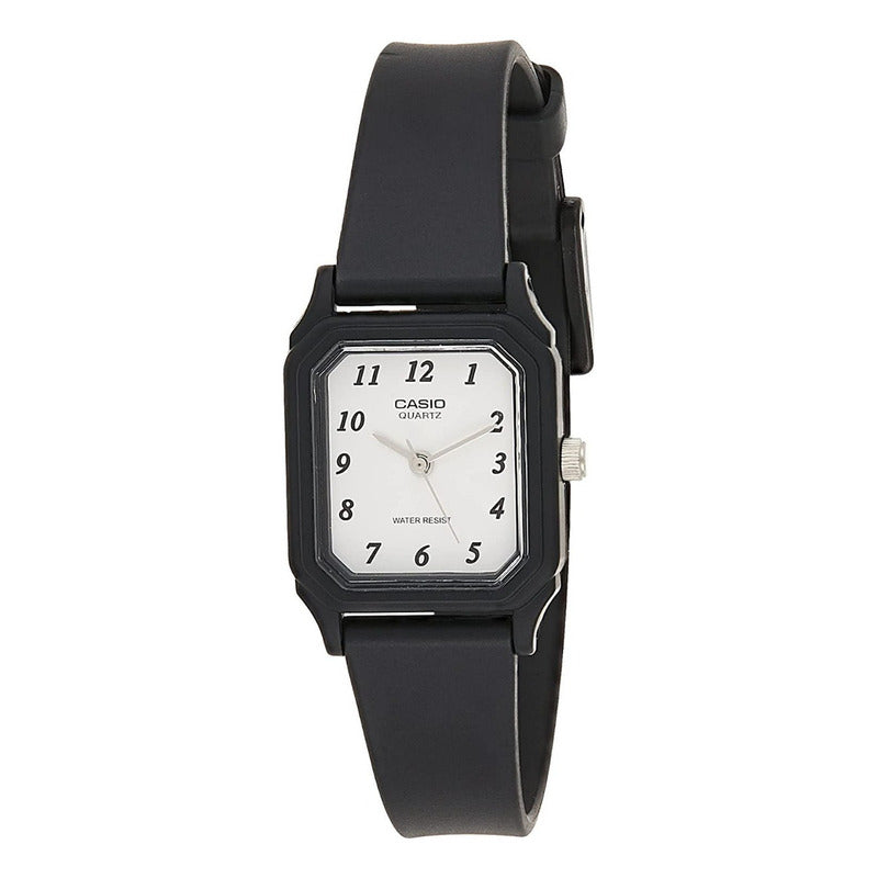 Reloj Casio Para Mujer Clasico Elegante Lq-142-7b Negro Blanco