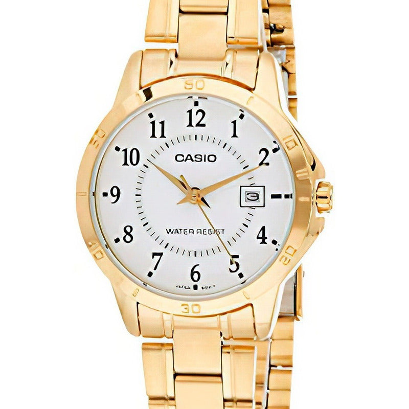 Reloj Casio Dama Ltp-v004g Colores Surtidos Relojesymas 7b Blanco Blanco