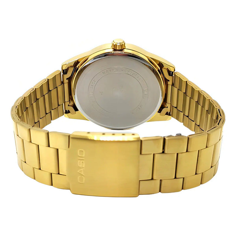 Reloj Casio Hombre Mtp-vd02g-1eudf Dorado Negro