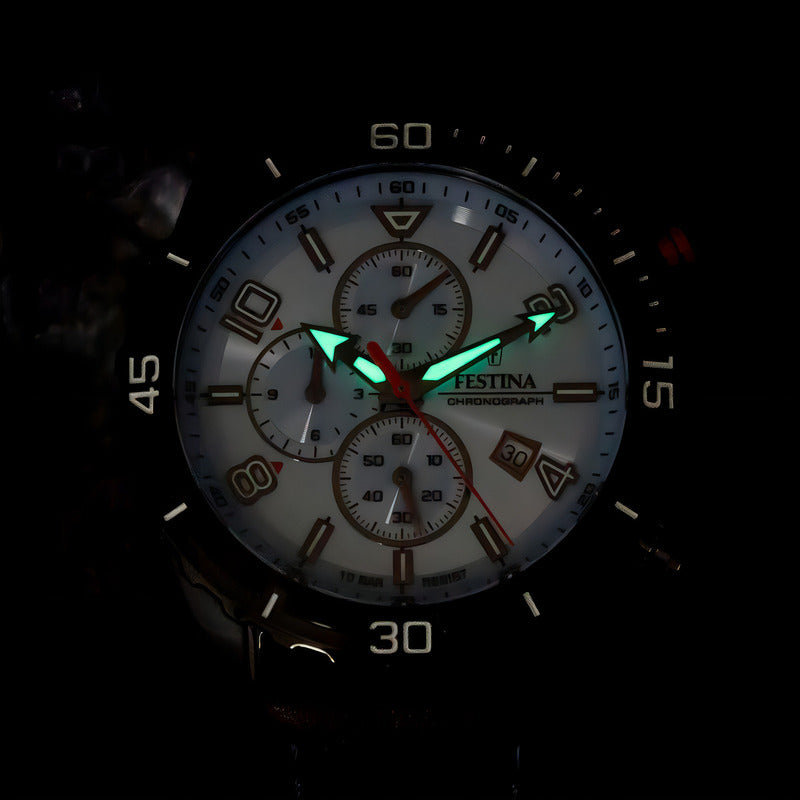 Reloj Festina F20519/1 Marrón Hombre Negro Azul Claro