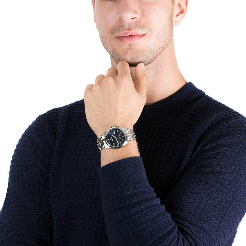 Reloj Festina The Originals F20437/3 Hombre Relojesymas Gris Plata Plateado Azul