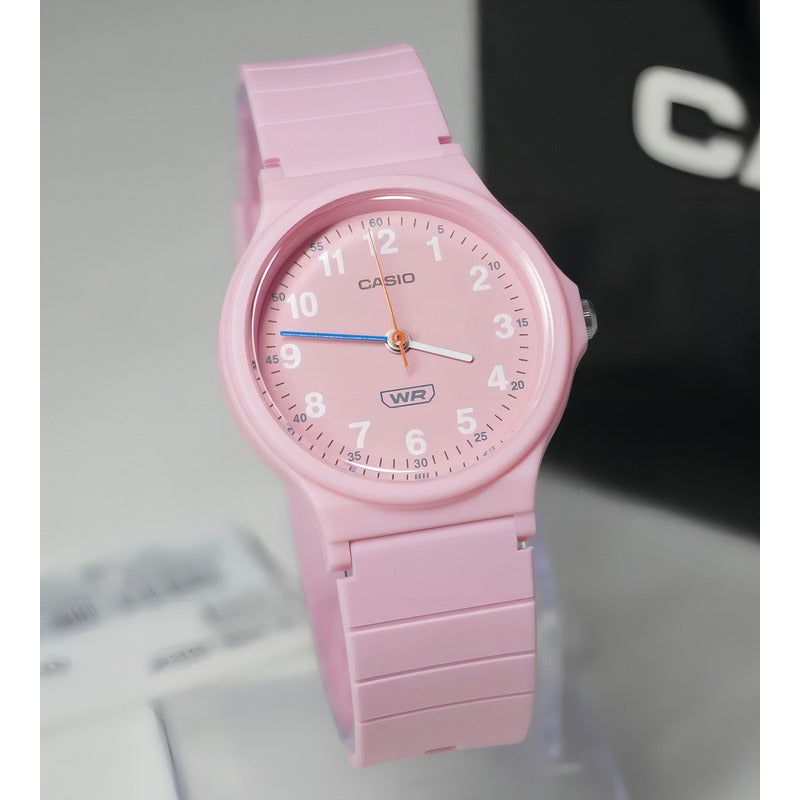 Reloj Casio Lq-24b-4b Mujer - Analogo Rosa
