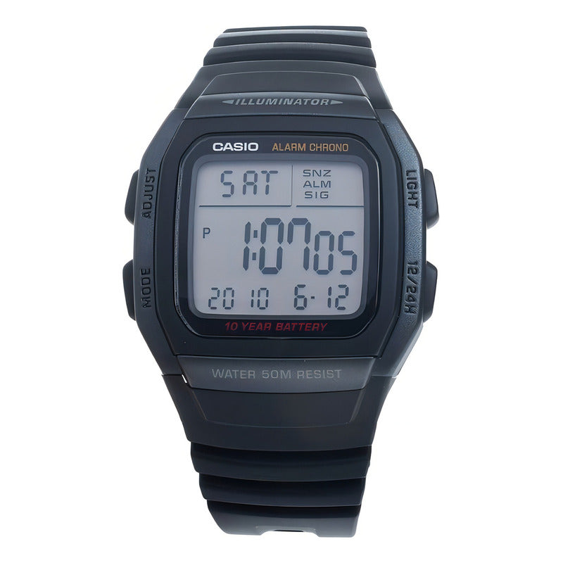 Reloj Casio Hombre W-96h Colores Surtidos/relojesymas Color Del Bisel Negro 1b Gris