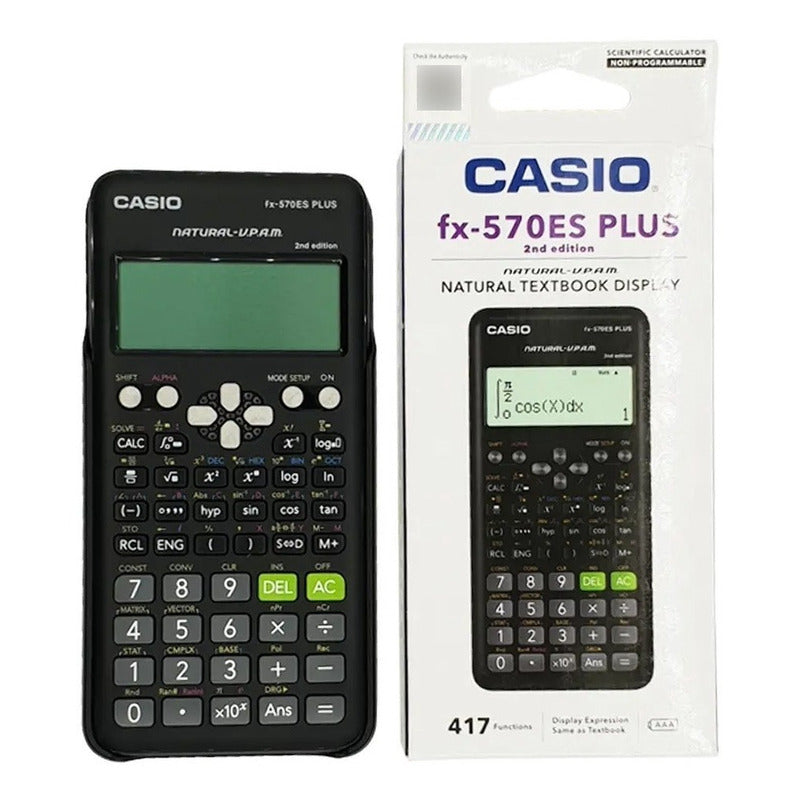 Calculadora Cientifica Casio Fx-570 Ing/esp Relojesymas