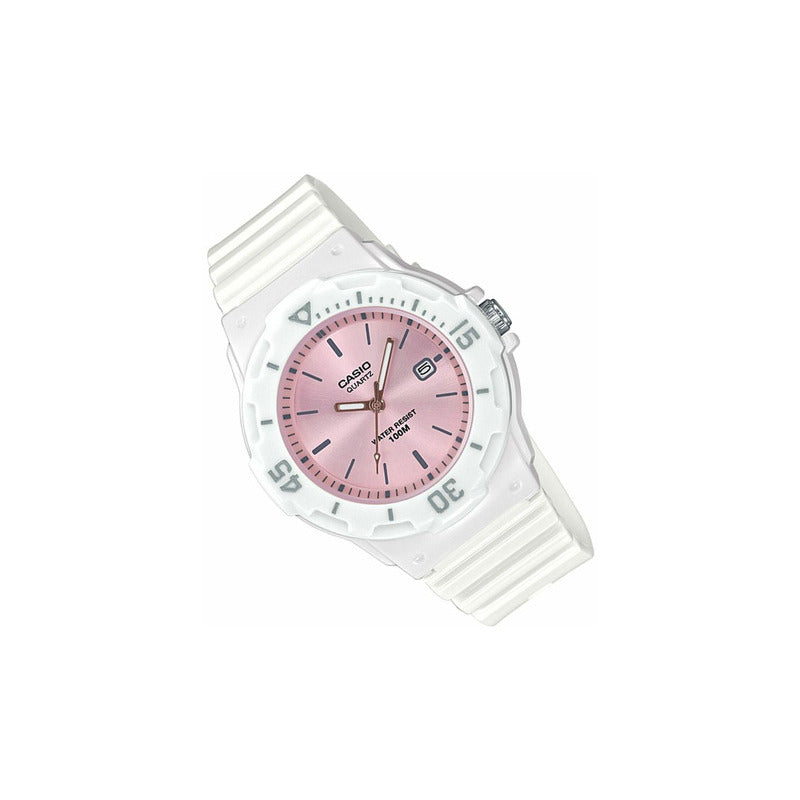 Reloj Casio Lrw-200h-4e3vdf Cuarzo Mujer Color De La Correa Blanco