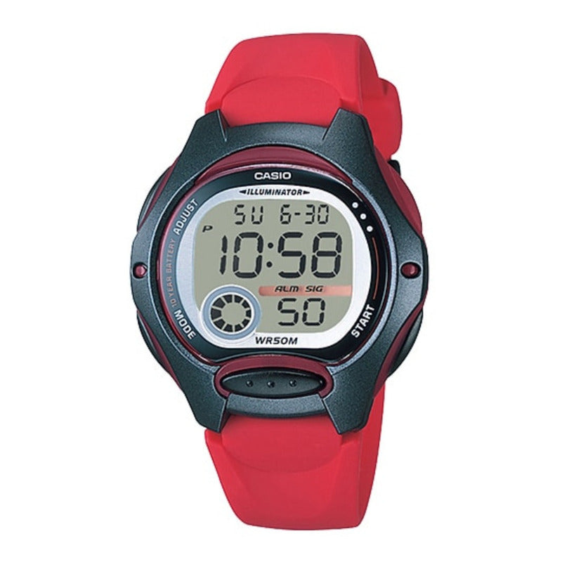 Reloj Casio Lw-200 Colores Surtidos/relojesymas Rojo 4a Rojo Negro Gris
