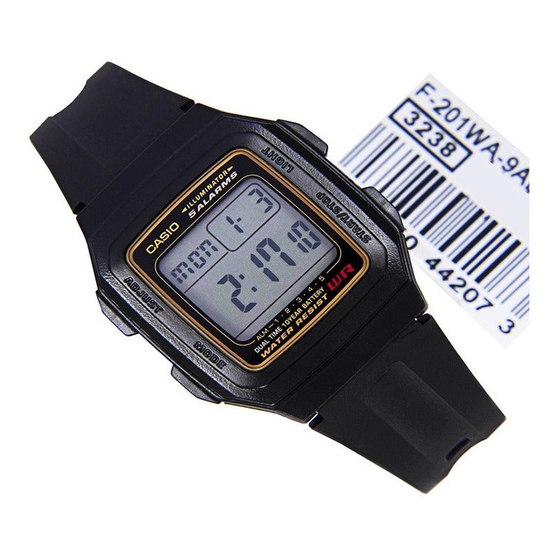 Reloj Casio Hombre F-201wa Colores Surtidos/relojesymas