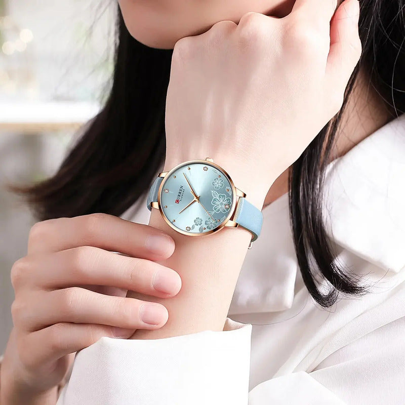 Reloj Para Mujer Curren Ladies Kred18202121 9068a-1 Oro Rosa Dorado