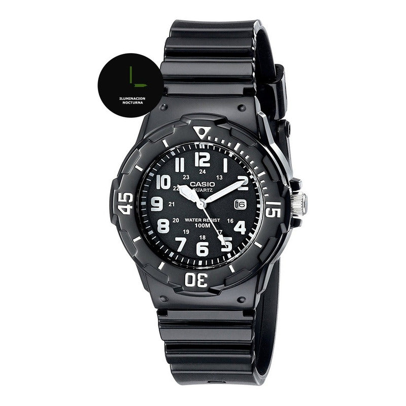 Reloj De Pulsera Casio Youth Lrw-200h-1b Relojesymas Negro Negro Negro