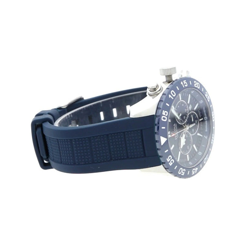Reloj Festina F20515/1 Hombre Plateado Ceramic /marisio Azul