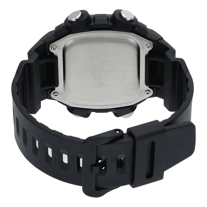 Reloj Pulsera Digital Casio Dw-291 Con Correa De Resina Color Negro - Fondo Beige