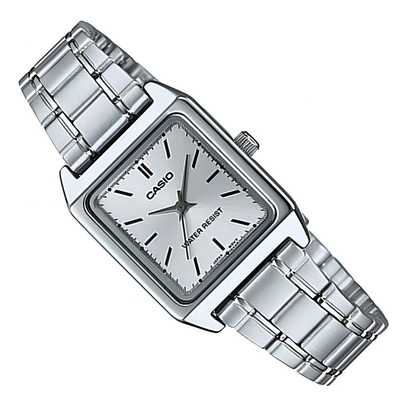 Reloj Casio Dama Ltp-v007d-7e, Acero Plateado