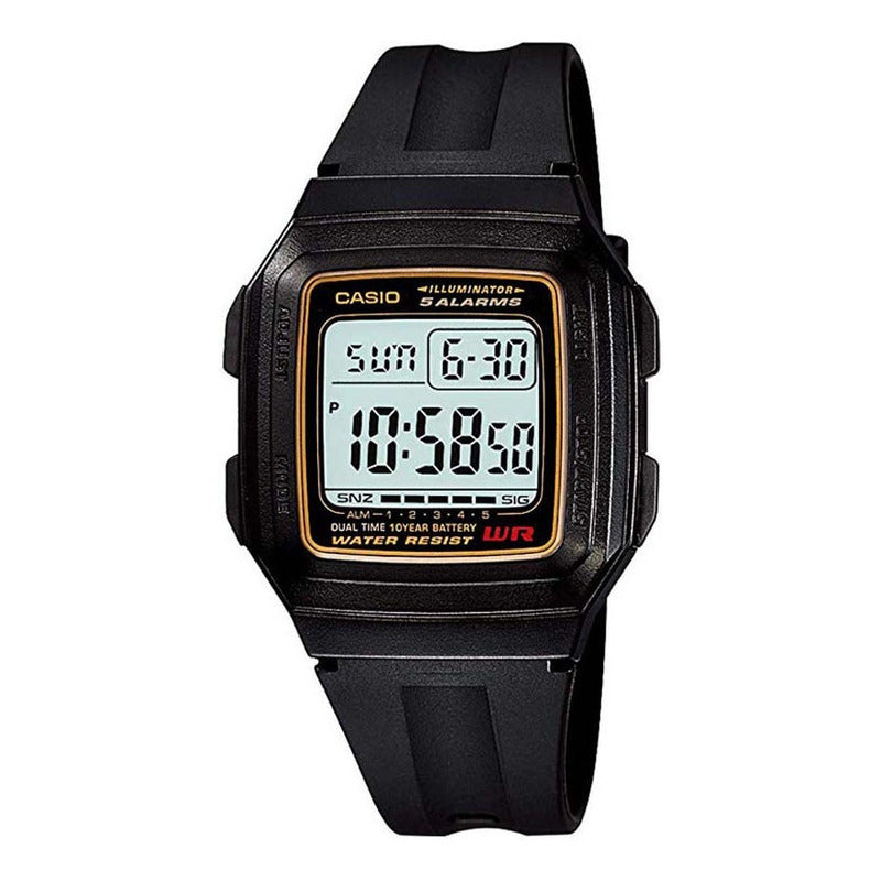 Reloj Casio Hombre F-201wa Colores Surtidos/relojesymas