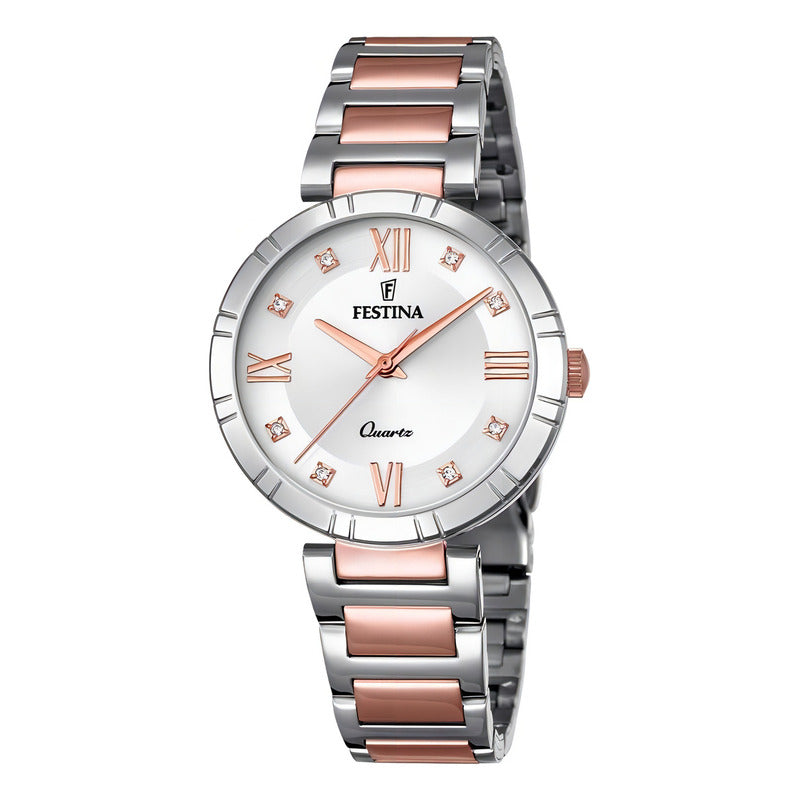 Reloj Festina F16937/d Multicolor Mujer Plateado