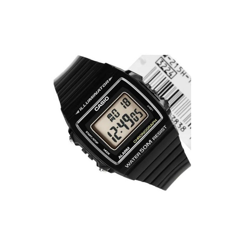 Reloj Casio Original Hombre W-215h-1av 50m Relojesymas Gris Negro