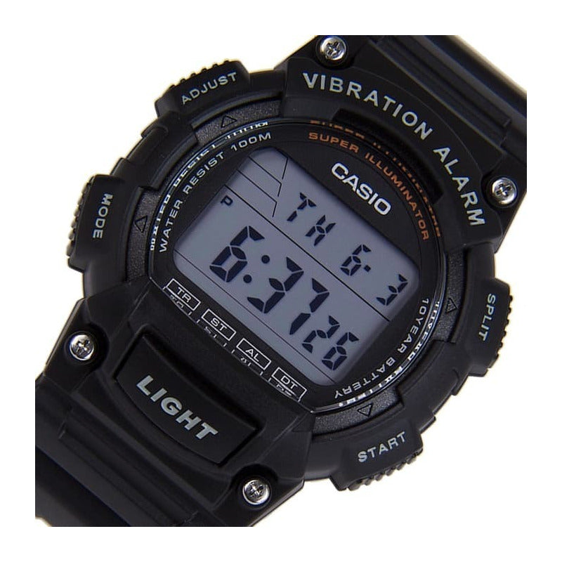Reloj De Pulsera Casio W-736h-1av Relojesymas Negro Gris