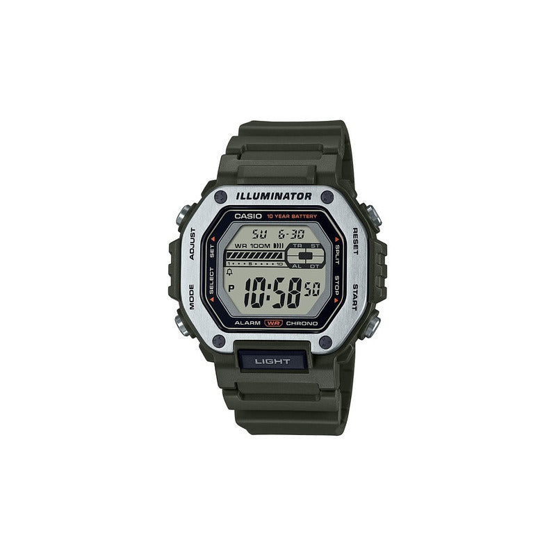 Reloj Hombre Casio Mwd-110h-3av Original Verde