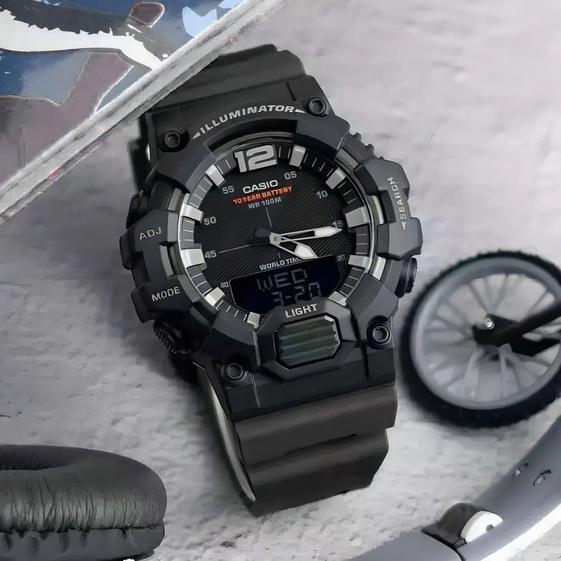 Reloj Casio Hdc-700-1avcf Analógico-digital Para Hombre Negro