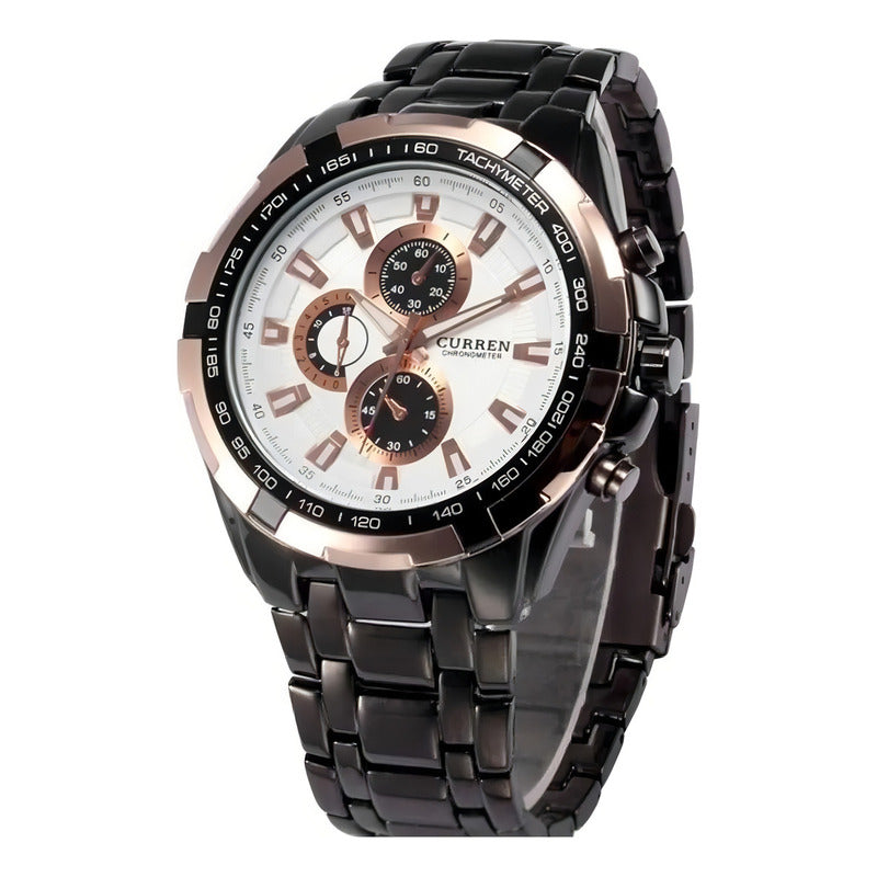 Reloj Curren 8023bkwt-7 Negro Hombre Relojesymas