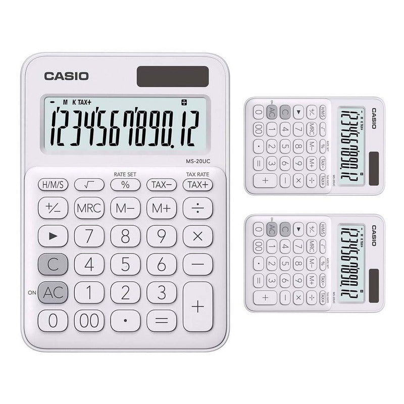 Calculadora Casio Ms-20uc Colores Surtidos