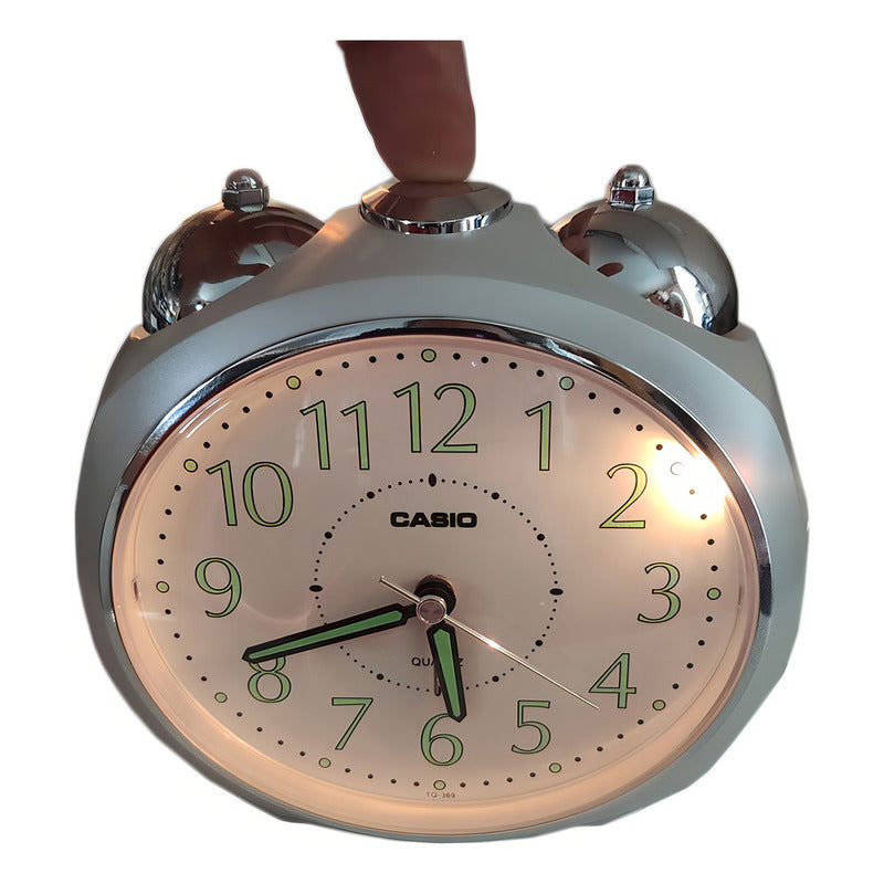 Casio Reloj Despertador Tq-369-7df - Blanco
