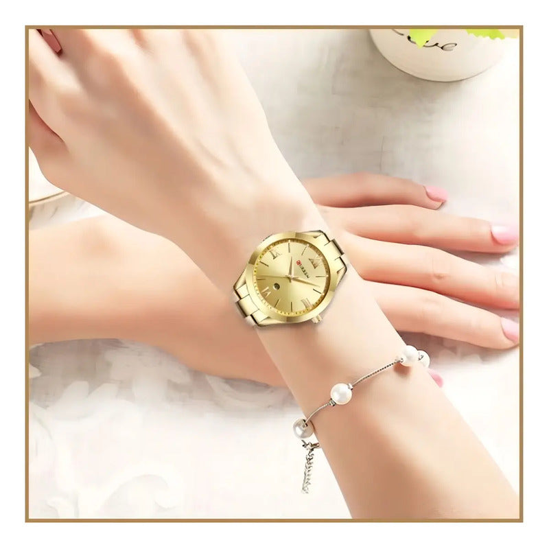 Reloj Curren Kreb631802 Dorado Mujer 9007-5 Dorado