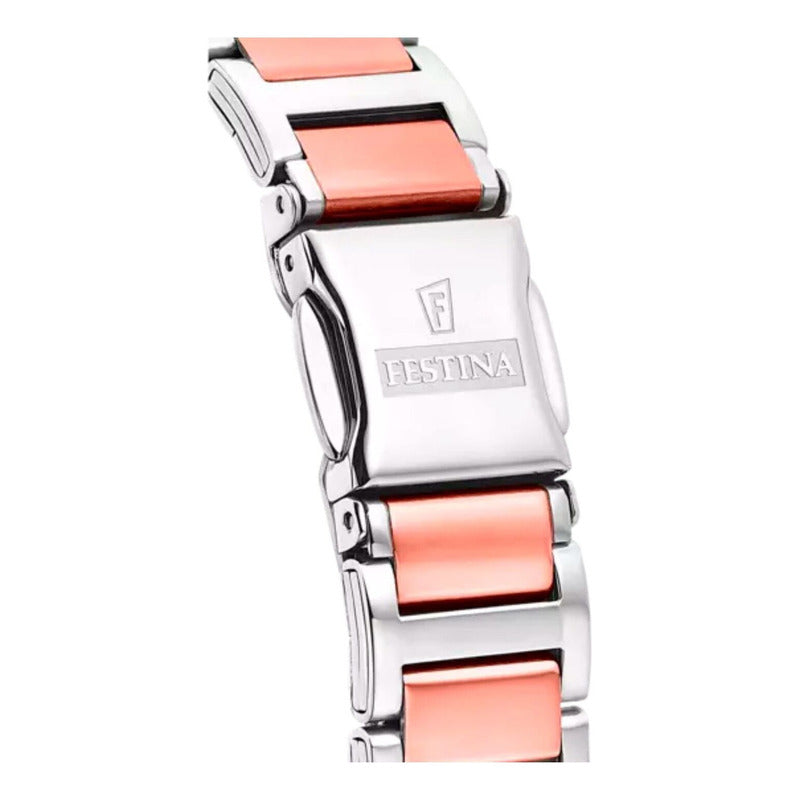 Reloj Festina F16937/d Multicolor Mujer Plateado