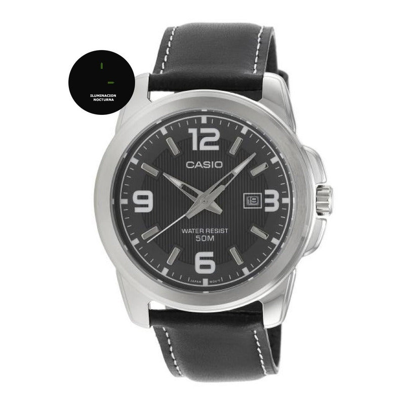 Reloj Casio Hombre Mtp-1314l Colores Surtidos Plateado Negro