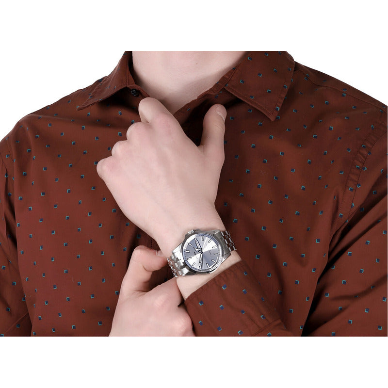 Reloj Festina Hombre Acero Clásico Fecha Sumergible F20357.1 Plateado Plateado Plateado