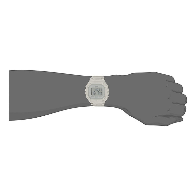 Reloj Casio W-218hc-8a Blanco Alarma Cronometro Relojesymas