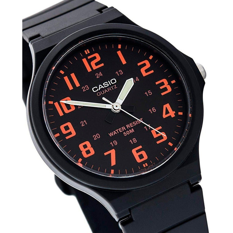 Reloj De Pulsera Casio Youth Mw-240-4b Relojesymas Negro