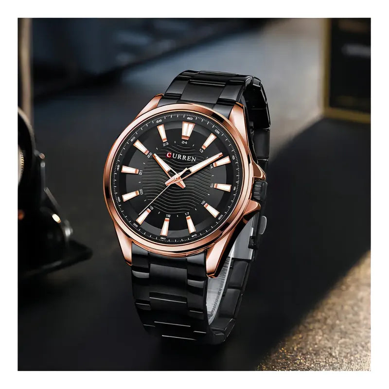 Reloj De Cuarzo Curren 8424-4 Negro