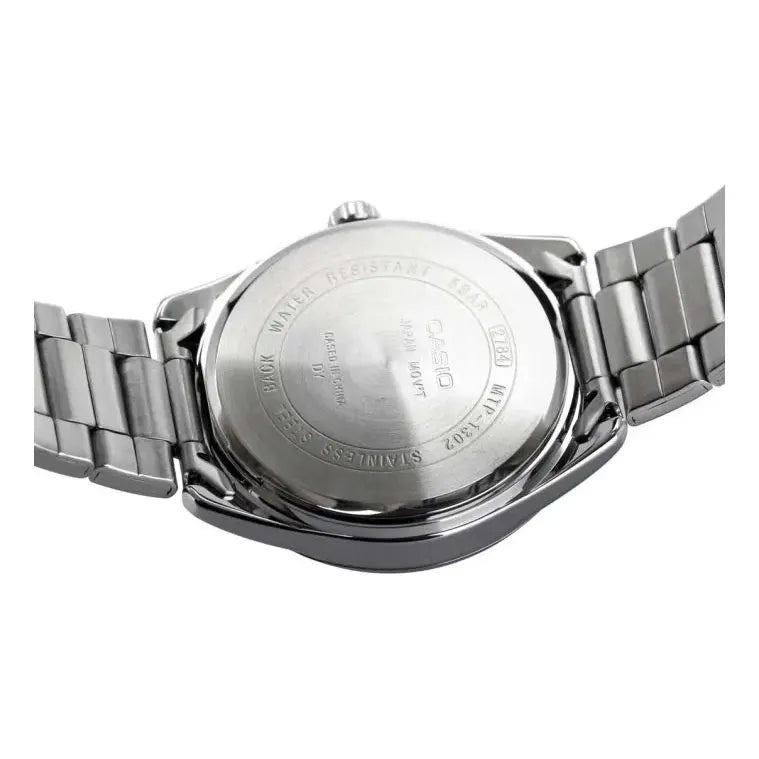 Reloj Casio Mtp-1302d-7b Fashion Mtp Cuarzo Hombre Color De La Correa Plateado Color Del Fondo Blanco