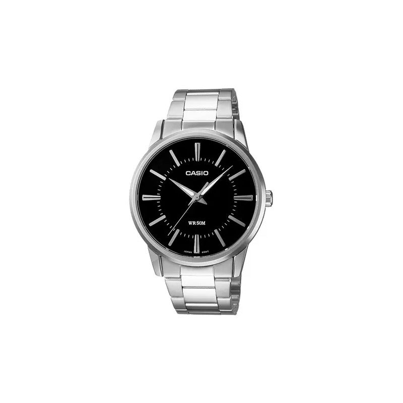 Reloj Casio Mtp-1303d-1av Acero Inoxidable Sumergible 50m Plateado