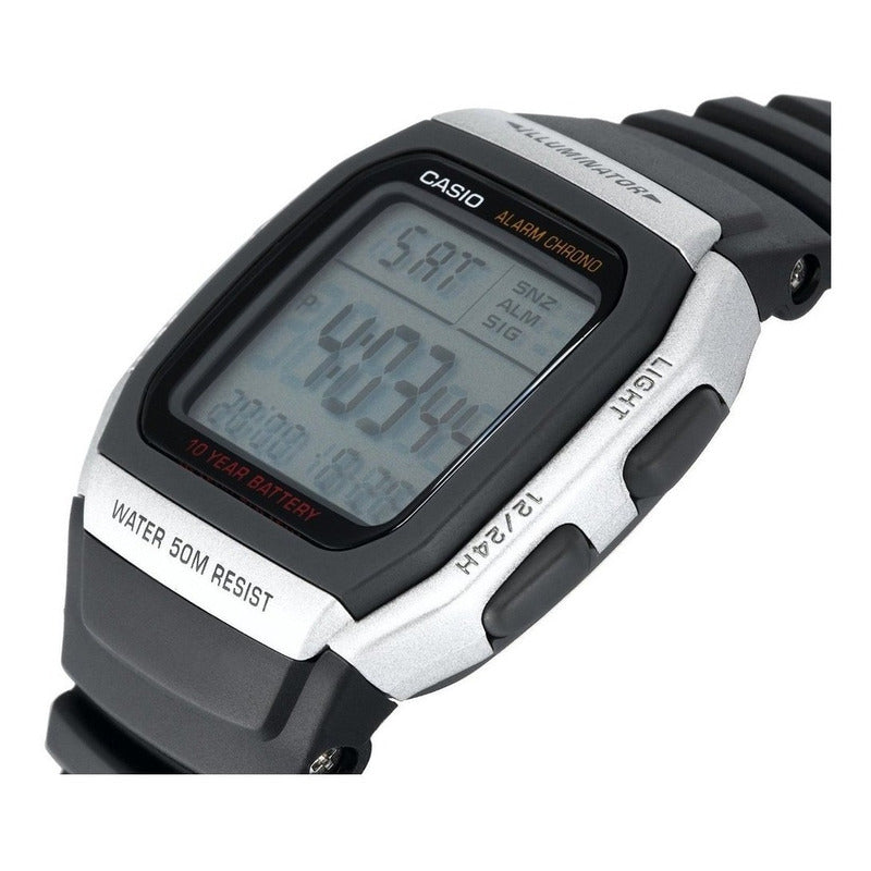 Reloj Casio Hombre Retro W-96h-1a 10 Años De Bateria Grat Agua